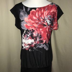 Ladies Sleeveless Floral Print Blouse